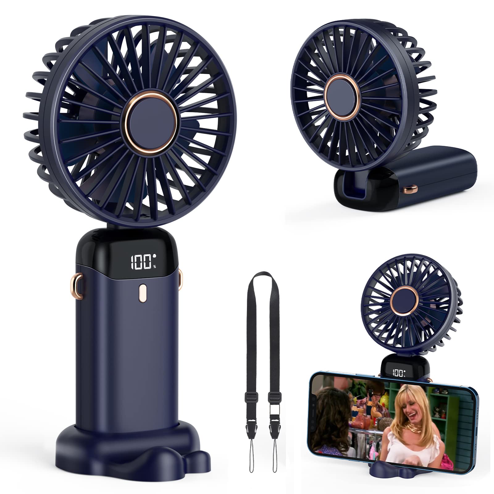 Portable Blender Usb Rechargeable - Elektrische Ventilator Draagbare Airconditioner Mini Koeler