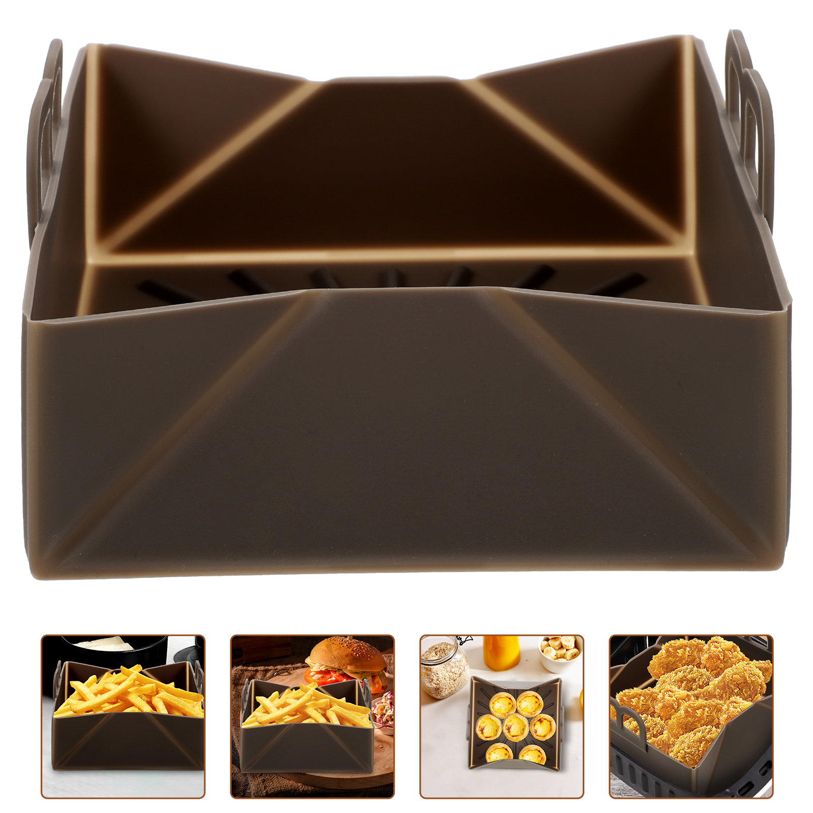 Herbruikbare siliconen bakmat  - Air Fryer Silicone Pot Liner recensie en prijs