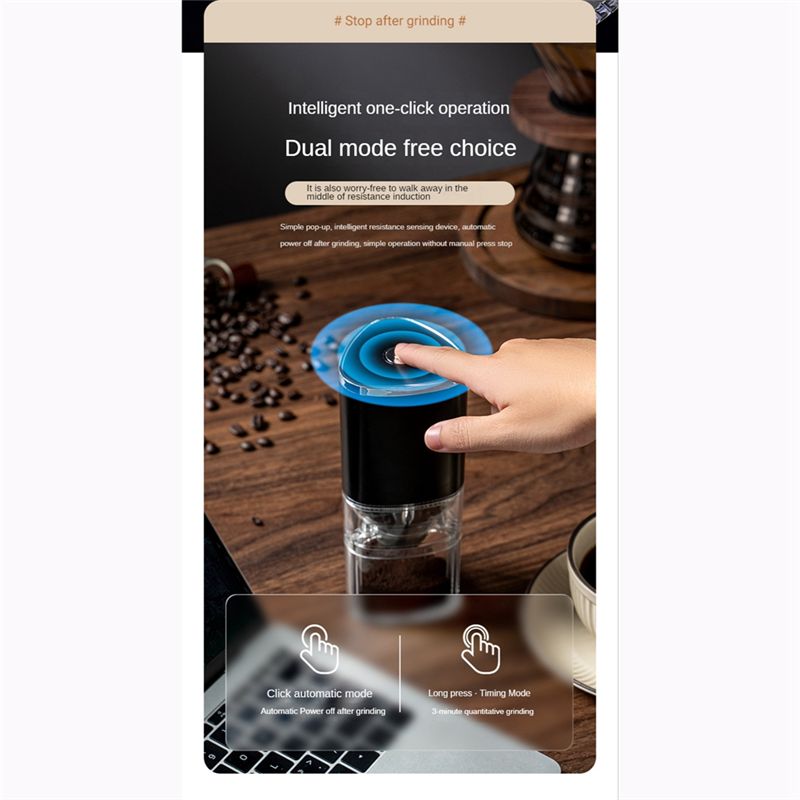 【Slijpmiddelen】 USB-koffiemole - Coffee Bean Grinder Electric recensie en prijs